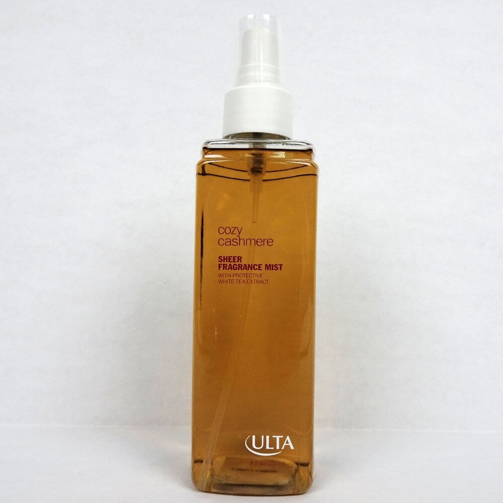 Ulta Cozy Cashmere Sheer Fragrance Body Mist Spray 8 oz White Tea Extract NOS